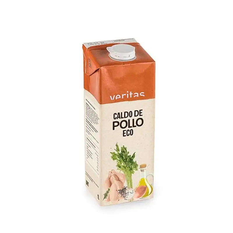 Caldo Pollo Bio 1 l. Veritas - Caldo de pollo ecológico